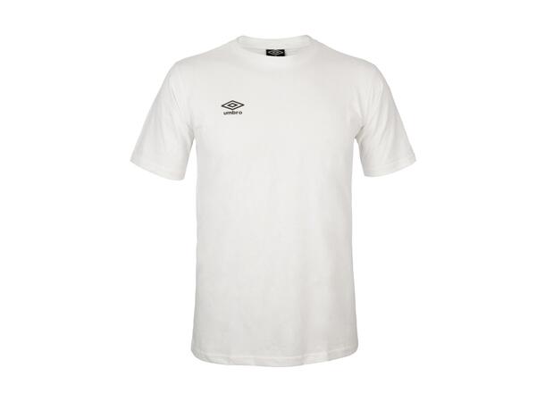 UMBRO Basic Tee Hvit XXL Rundhalset t-skjorte i bomull 