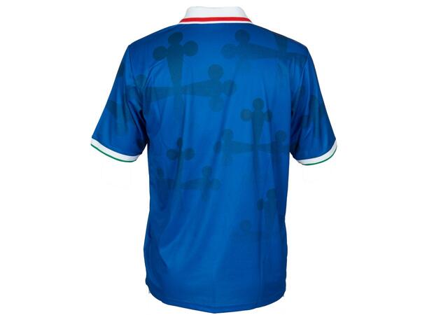 UMBRO Italy Jersey Blå S Retro fotballskjorte 