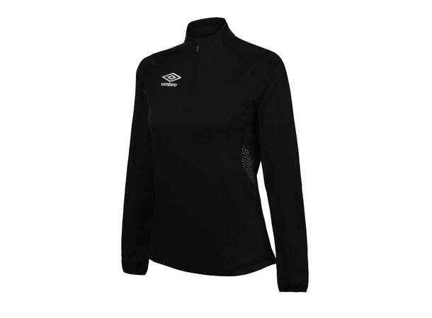 UMBRO Liga Half zip W Sort 44 Treningsgenser med glidelås i hals 