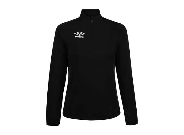 UMBRO Liga Half zip W Sort 44 Treningsgenser med glidelås i hals 