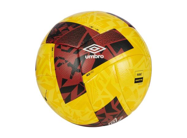 UMBRO Neo Swerve Pro TB Gul/Rød 5 Kampball - Thermo Bonded 25 