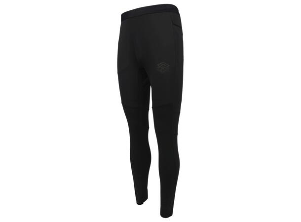 UMBRO Pro Tr Legging Sort S Hybridtights med kompresjonspanel 