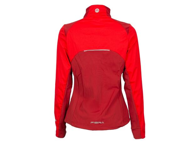 FIBRA Trn Jacket Warm W Rød M Treningjakke til dame 