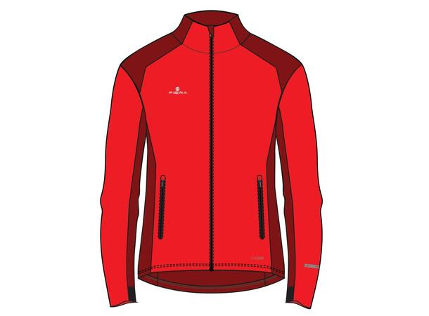 FIBRA Trn Jacket Warm W Rød M Treningjakke til dame 
