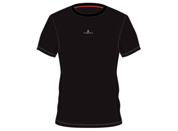 FIBRA Trn Tee W Sort M Trenings T-skjorte til dame 