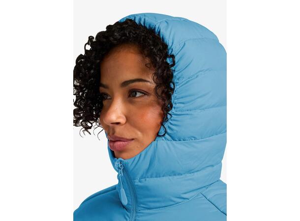 JW Ather Down Hoody W Rds Lys blå M Jack Wolfskin Dunjakke til dame 