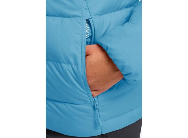 JW Ather Down Hoody W Rds Lys blå M Jack Wolfskin Dunjakke til dame 