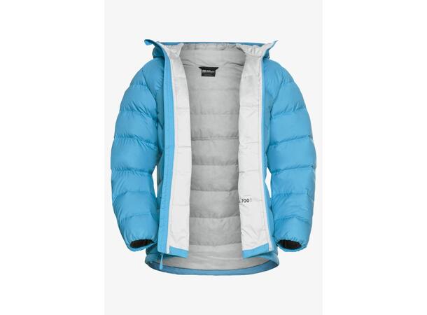 JW Ather Down Hoody W Rds Lys blå M Jack Wolfskin Dunjakke til dame 