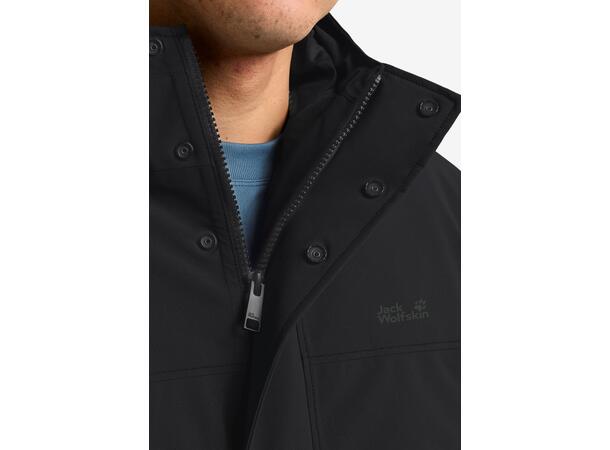 JW Cold Camp Coat M Sort L Jack Wolfskin Vinterjakke 