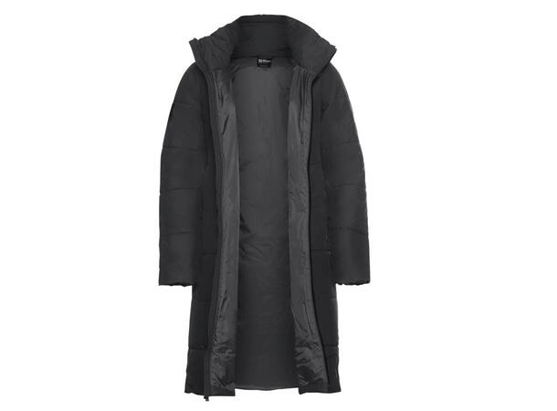 JW Deutzer Coat W Sort M Jack Wolfskin Varm Lang Dame Parkas 