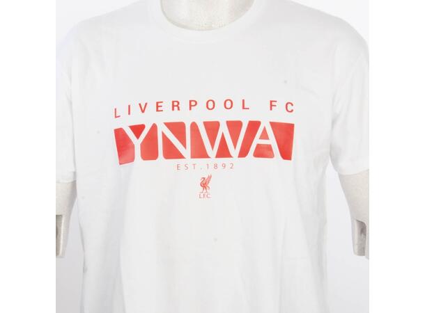 ST Liverpool Nº49 Cotton Tee Hvit M Liverpool print t-shirt 