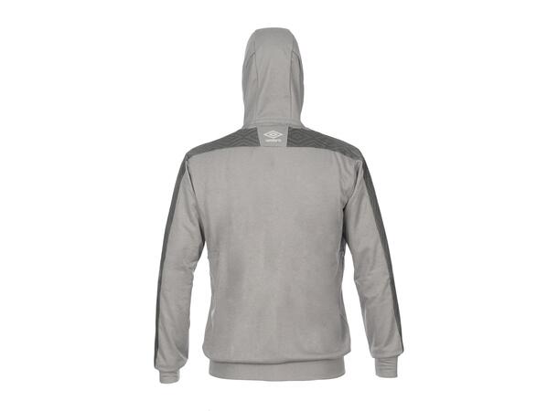 UMBRO Flex Full Zip Hood Jr Lys grå 152 Jakke med hette i resirkulert polyester 