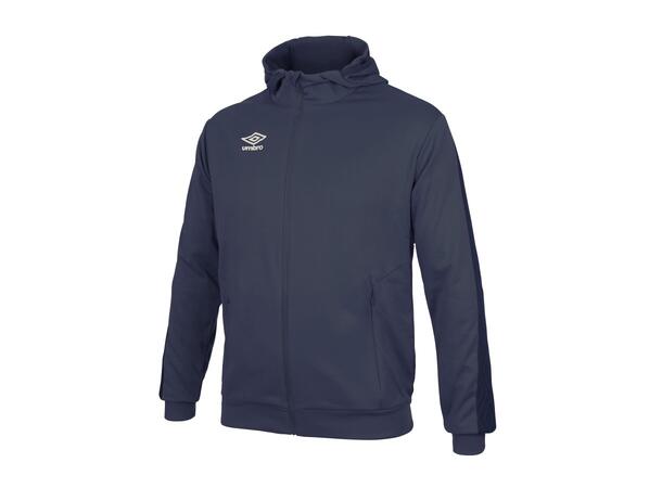 UMBRO Flex Full Zip Hood Marine M Jakke med hette i resirkulert polyester 