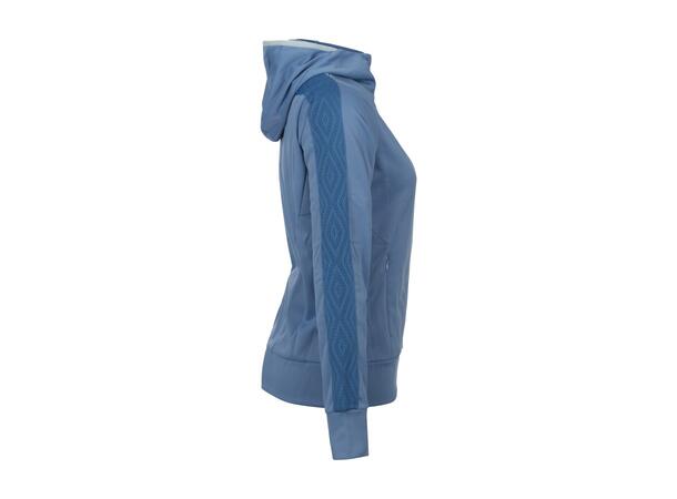 UMBRO Flex Full Zip Hood W Blå 40 Jakke med hette i resirkulert polyester 