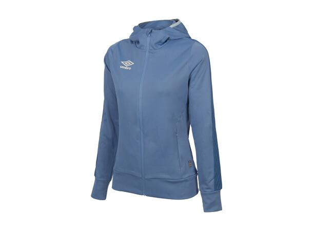 UMBRO Flex Full Zip Hood W Blå 44 Jakke med hette i resirkulert polyester 