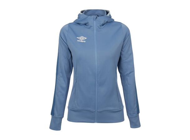 UMBRO Flex Full Zip Hood W Blå 44 Jakke med hette i resirkulert polyester 