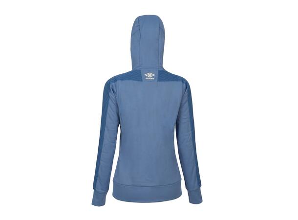 UMBRO Flex Full Zip Hood W Blå 44 Jakke med hette i resirkulert polyester 