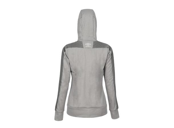 UMBRO Flex Full Zip Hood W Lys grå 42 Jakke med hette i resirkulert polyester 