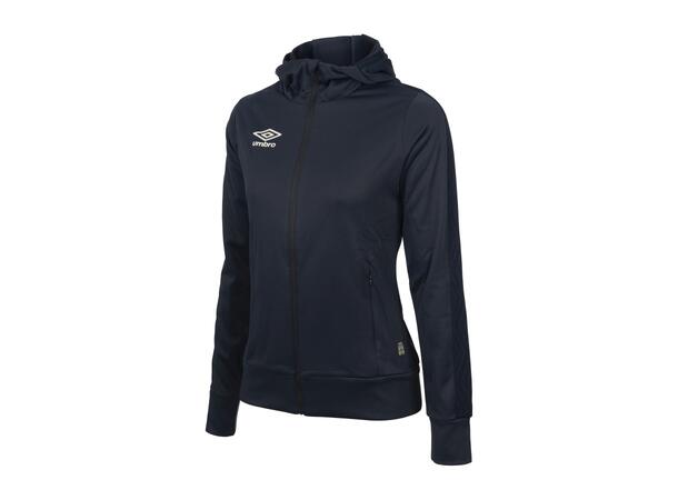 UMBRO Flex Full Zip Hood W Marine 40 Jakke med hette i resirkulert polyester 