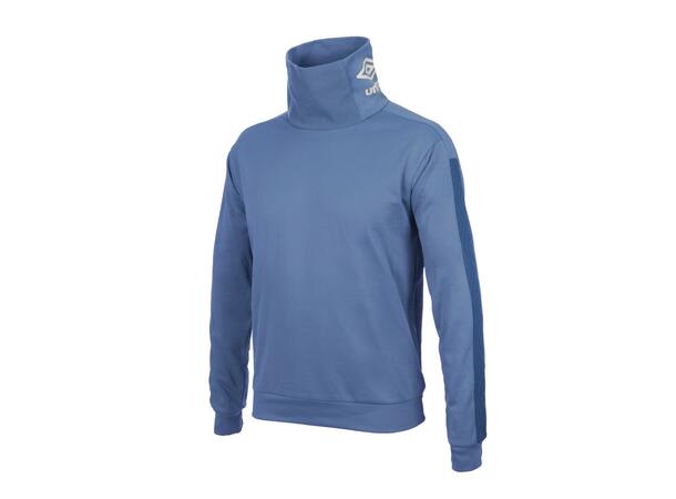 UMBRO Flex High Neck Sweater Blå L Høyhalset genser i resirkulert polyester 