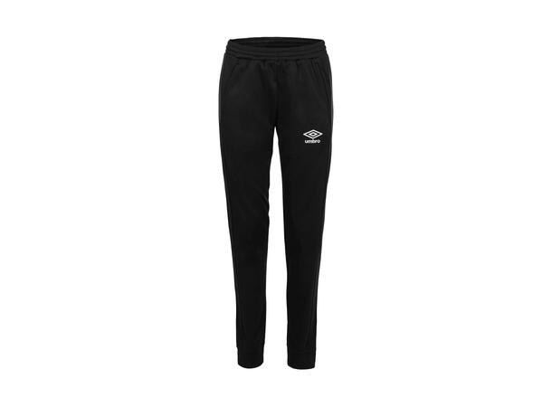 UMBRO Flex Pant W Sort 40 Bukse til dame i resirkulert polyester 