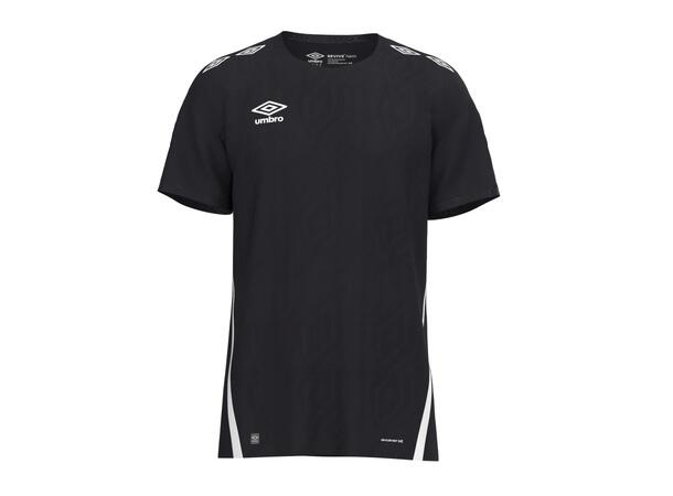 UMBRO UX Pro SS Jsy Sort/Hvit XL Flott kortermet spillertrøye 