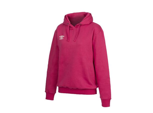 UMBRO Basic Hood jr Rosa 140 Hettegenser med liten logo 