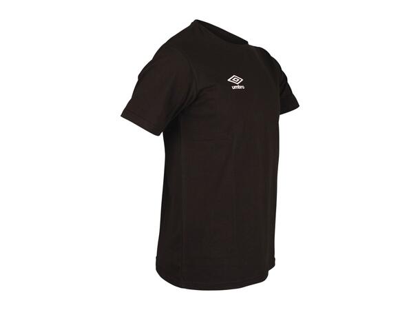 UMBRO Basic Tee Sort XL Rundhalset t-skjorte i bomull 