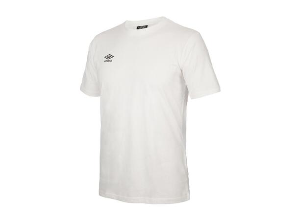 UMBRO Basic Tee jr Hvit 152 Rundhalset t-skjorte i bomull 