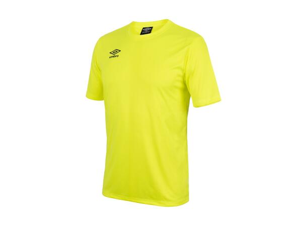UMBRO Cup SS Jersey jr Neongul 152 Spillertrøye i 100% polyester 