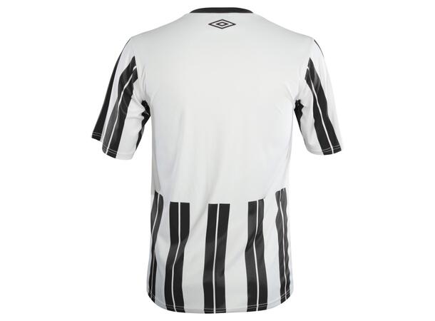 UMBRO Inter Strip Jsy SS Hvit/Sort L Stripet teknisk spillertrøye 