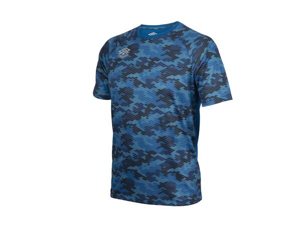 UMBRO Pro Tr Graphic Jersey Blå XL Trenings T-skjorte i polyester med print 