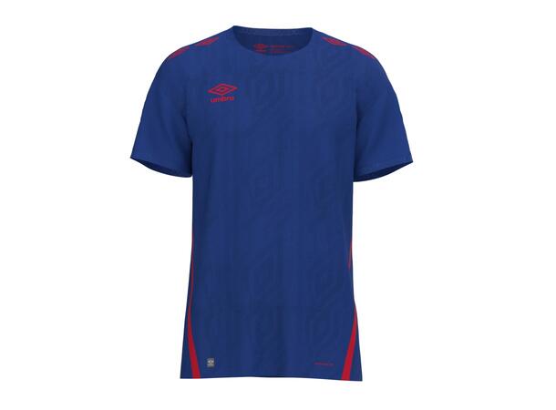 UMBRO UX Pro SS Jsy Blå/Rød XXL Flott kortermet spillertrøye 