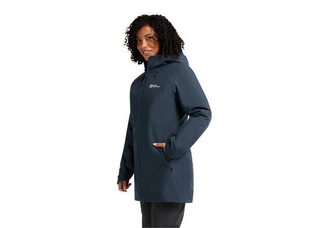 JW Heidelstein Ins Jkt W Marine M Jack Wolfskin Skalljakke til dame 