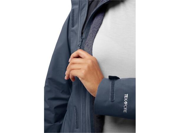 JW Rotwand 3in1 Jkt W Marine M Jack Wolfskin 3 i 1 Skall jakke dame 