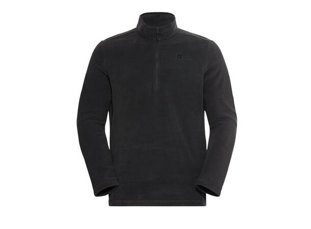 JW Taunus HZ M Mørk grå L Jack Wolfskin Fleecegenser m/glidelås 