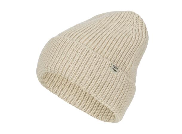 UMBRO Big Cuff Rib Beanie Beige 1SIZE Lue med ribb kant 