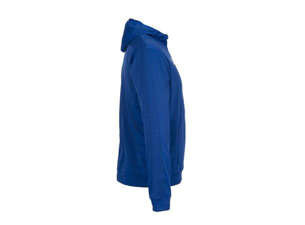 UMBRO Flex Full Zip Hood MellomBlå L Jakke med hette i resirkulert polyester 