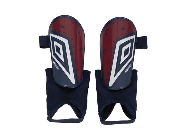 UMBRO Neo Shield Guard W/Sock Blå S Leggskinn med avtagbar ankelbeskytter 