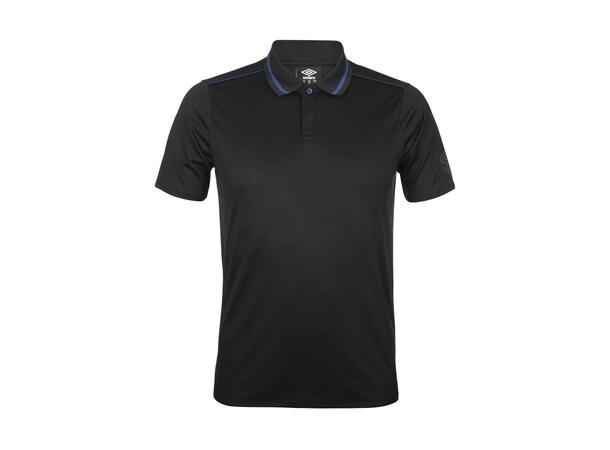 UMBRO Pro Tr Active Polo, Sort L T-skjorte i polyester med krage 