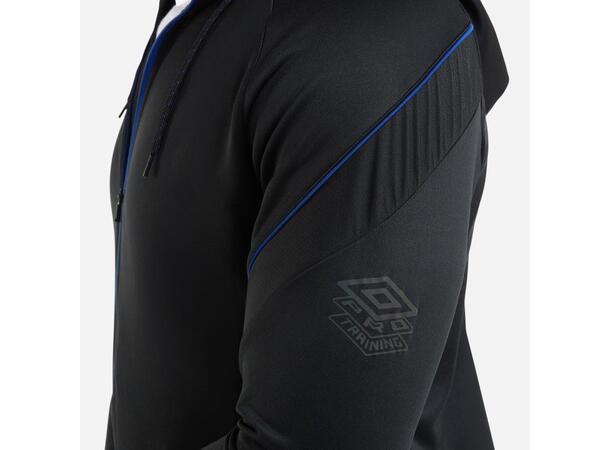 UMBRO Pro Tr FZ Hoodie Sort S Treningsjakke med hette 