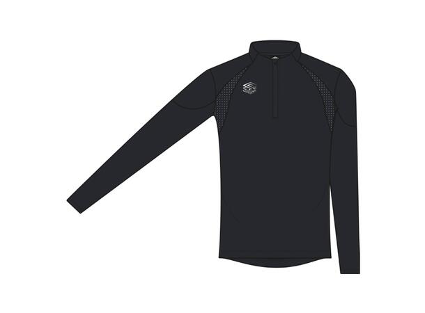 UMBRO Pro Tr Half Zip Top Sort XL Treningsoverdel med glidelås 