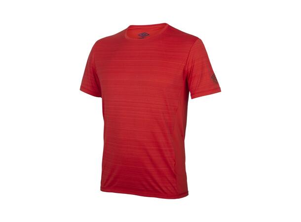 UMBRO Pro Tr Marl Poly Tee Rød XXL Trenings T-skjorte i polyester 