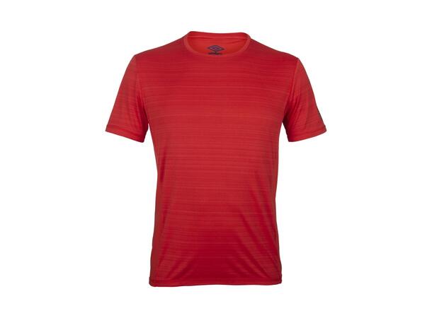 UMBRO Pro Tr Marl Poly Tee Rød XXL Trenings T-skjorte i polyester 