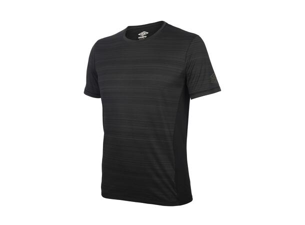 UMBRO Pro Tr Marl Poly Tee Sort S Trenings T-skjorte i polyester 