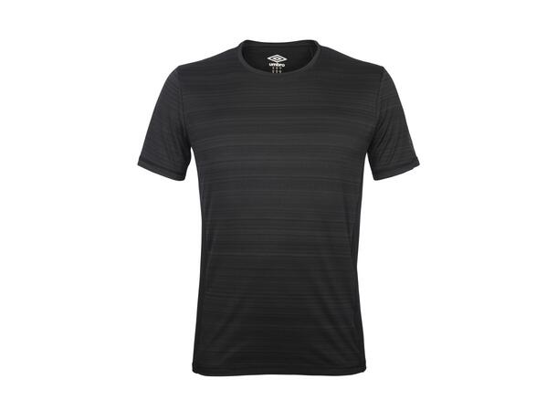 UMBRO Pro Tr Marl Poly Tee Sort S Trenings T-skjorte i polyester 