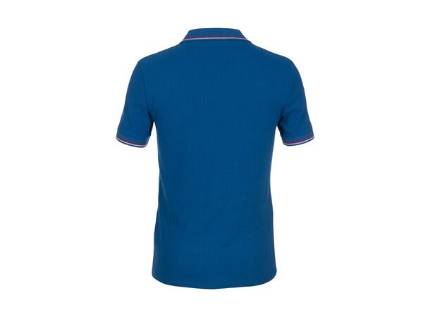 UMBRO Rib Tennis Tee Blå L Fritids T-skjorter med krave i Modal 