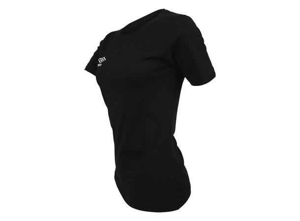 UMBRO Basic Tee W Sort 38 Rundhalse t-skjorte i bomull 