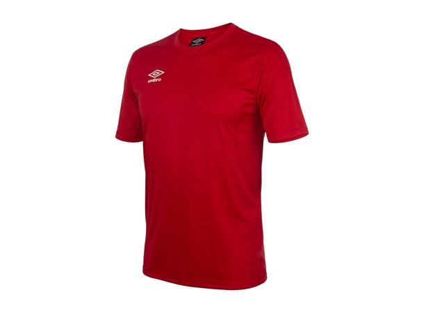 UMBRO Cup SS Jersey jr Rød 128 Spillertrøye i 100% polyester 