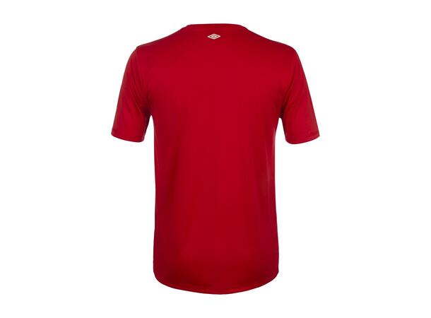 UMBRO Cup SS Jersey jr Rød 128 Spillertrøye i 100% polyester 